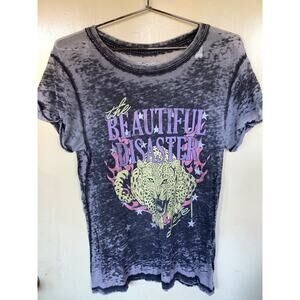 Recycled Karma Shirt Woman Size Small Beautiful Disaster